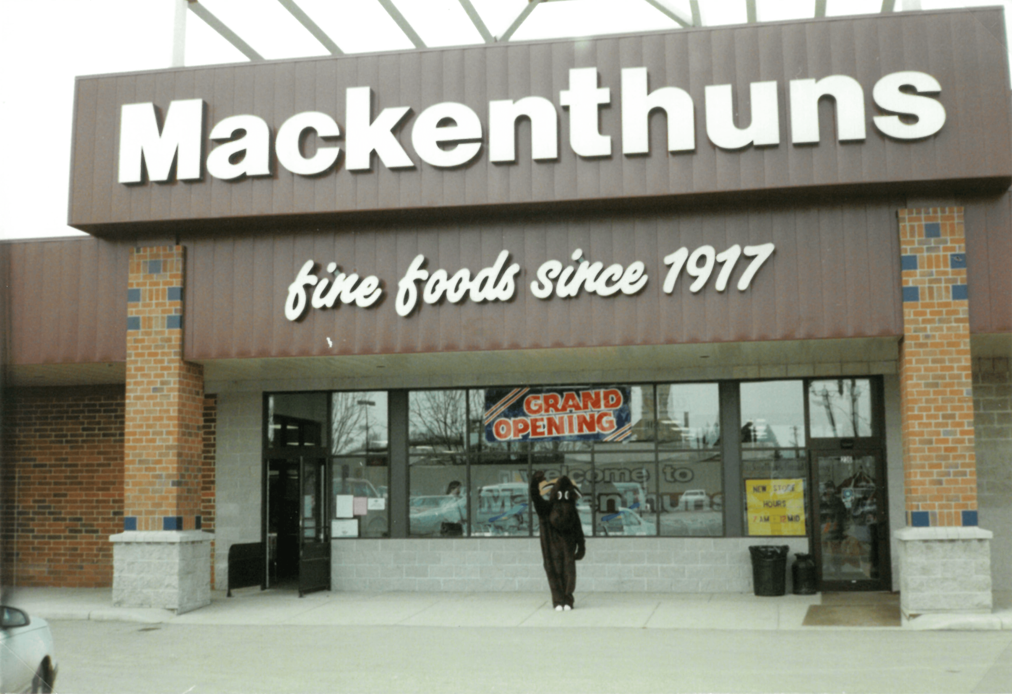 Grand Opening with Mackenthun's Mascot Mac the Moose