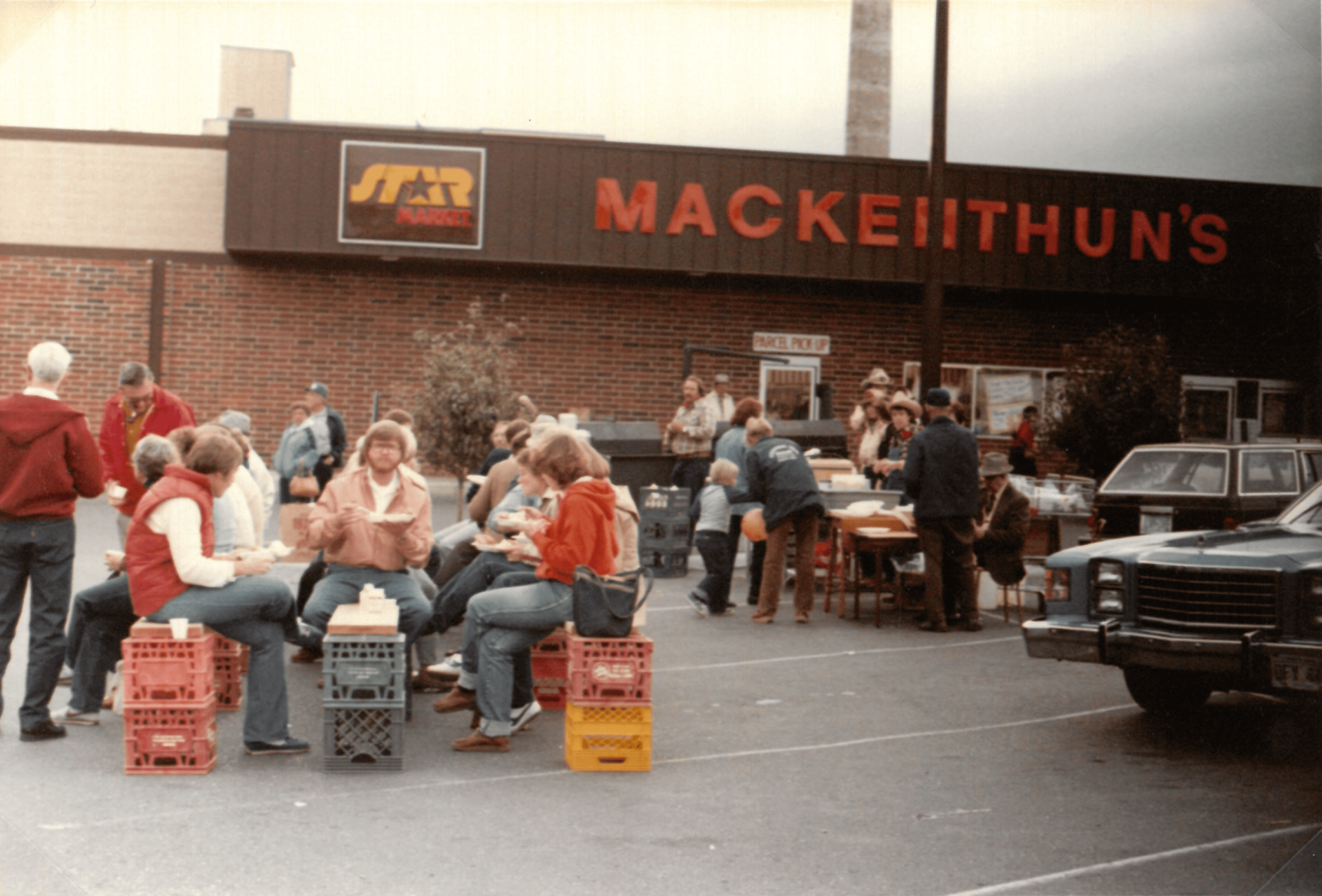 Mackenthun's Barbeque for Beef Roundup. Barney and Wagon Wheeler