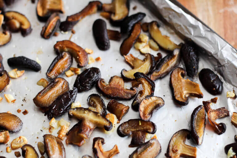 Roasted Shiitake Mushrooms