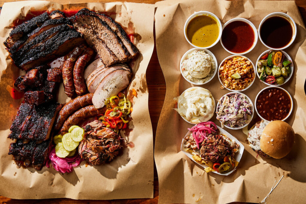 Platter of Kansas City BBQ. Image Source: Caleb Condit and Rebecca Norden