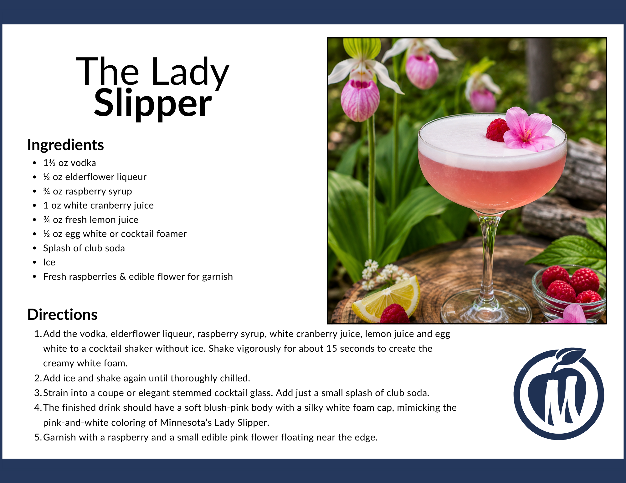 The Lady Slipper Cocktail Recipe